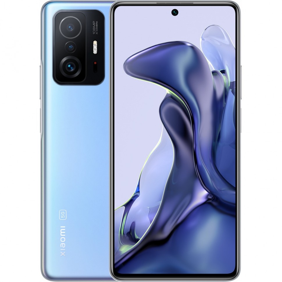 Смартфон Xiaomi 11T 128 ГБ небесный голубой Смартфон Xiaomi 11T 128 ГБ небесный голубой