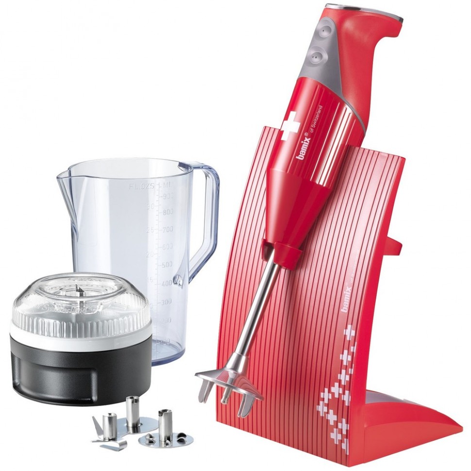 Блендер Bamix M200 SwissLine Red Блендер Bamix M200 SwissLine Red