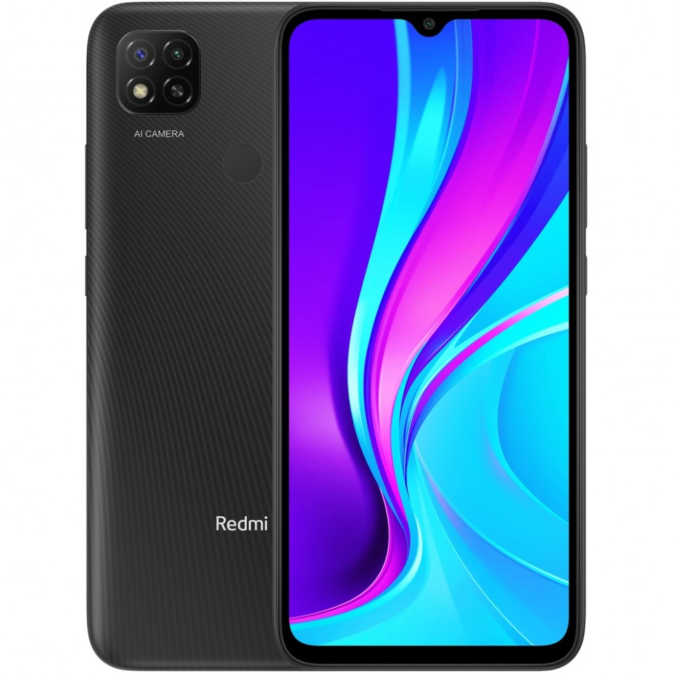 Смартфон Xiaomi Redmi 9C 64 ГБ тёмно-серый Смартфон Xiaomi Redmi 9C 64 ГБ тёмно-серый
