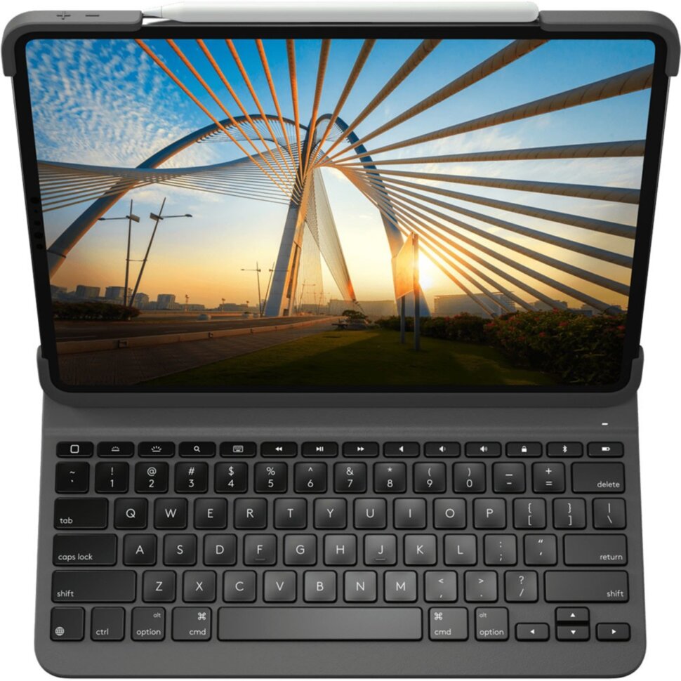 Чехол-клавиатура Logitech Slim Folio Pro для iPad Pro 12.9 (3-го и 4-го поколения) Чехол-клавиатура Logitech Slim Folio Pro для iPad Pro 12.9 (3-го и 4-го поколения)