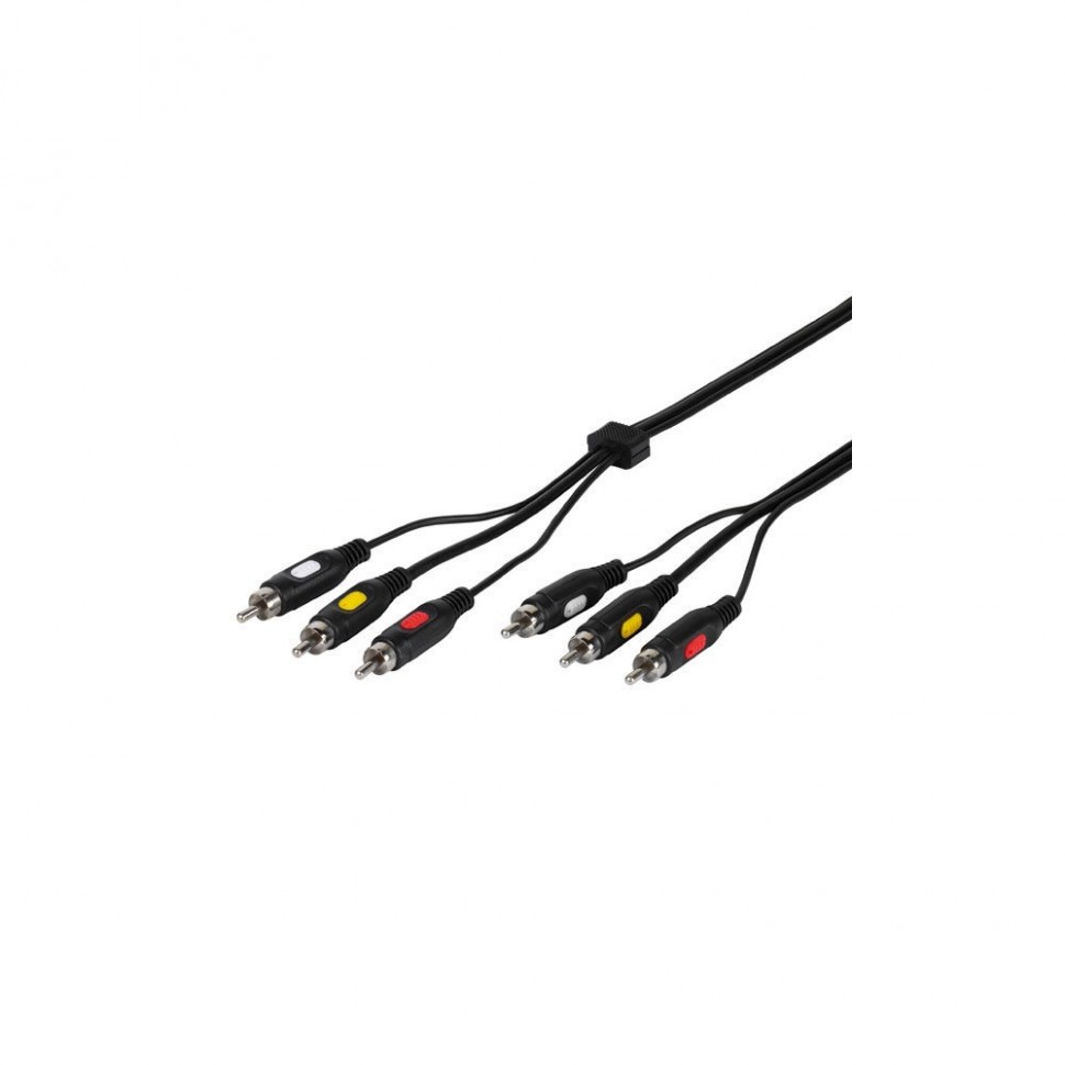 Кабель Vivanco 47029 (3RCA - 3RCA,2 м) Кабель Vivanco 47029 (3RCA - 3RCA,2 м)