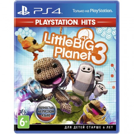 LittleBigPlanet 3 PS4 (Хиты PlayStation), русская версия