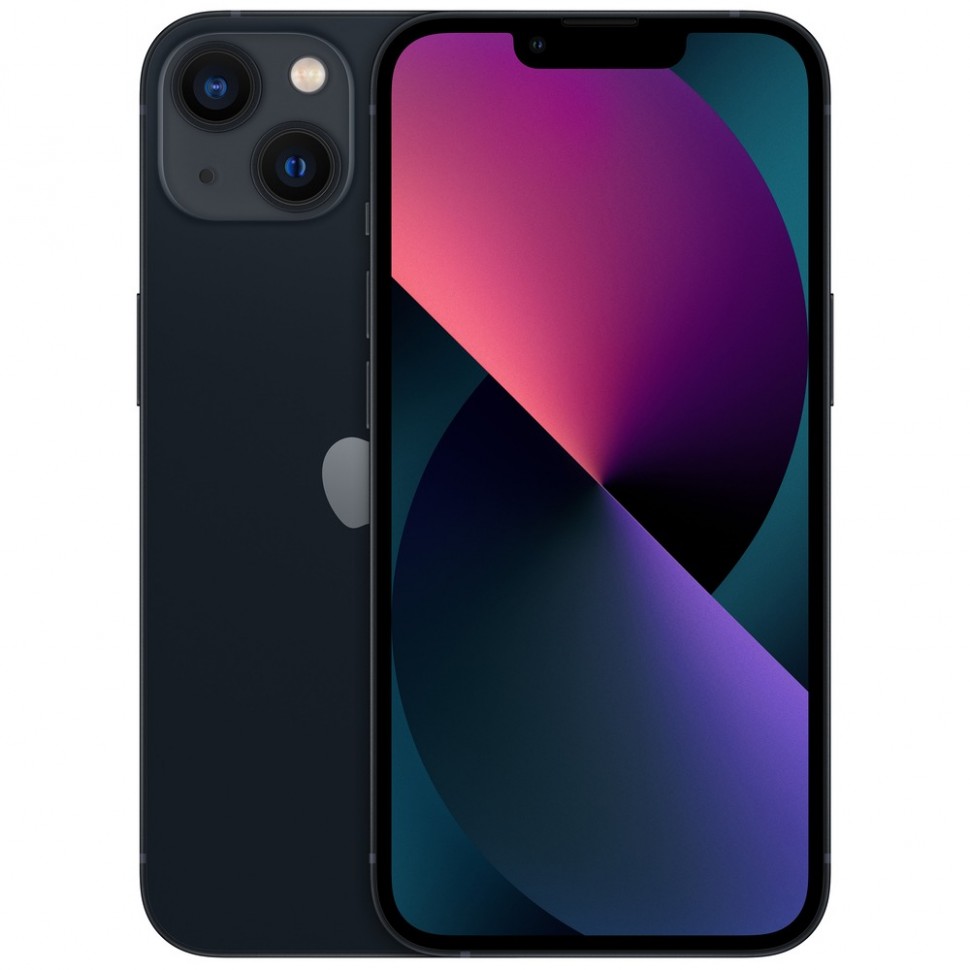 Смартфон Apple iPhone 13 128 ГБ тёмная ночь Смартфон Apple iPhone 13 128 ГБ тёмная ночь