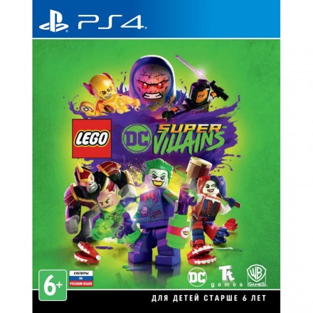 LEGO DC Super-Villains PS4, русские субтитры