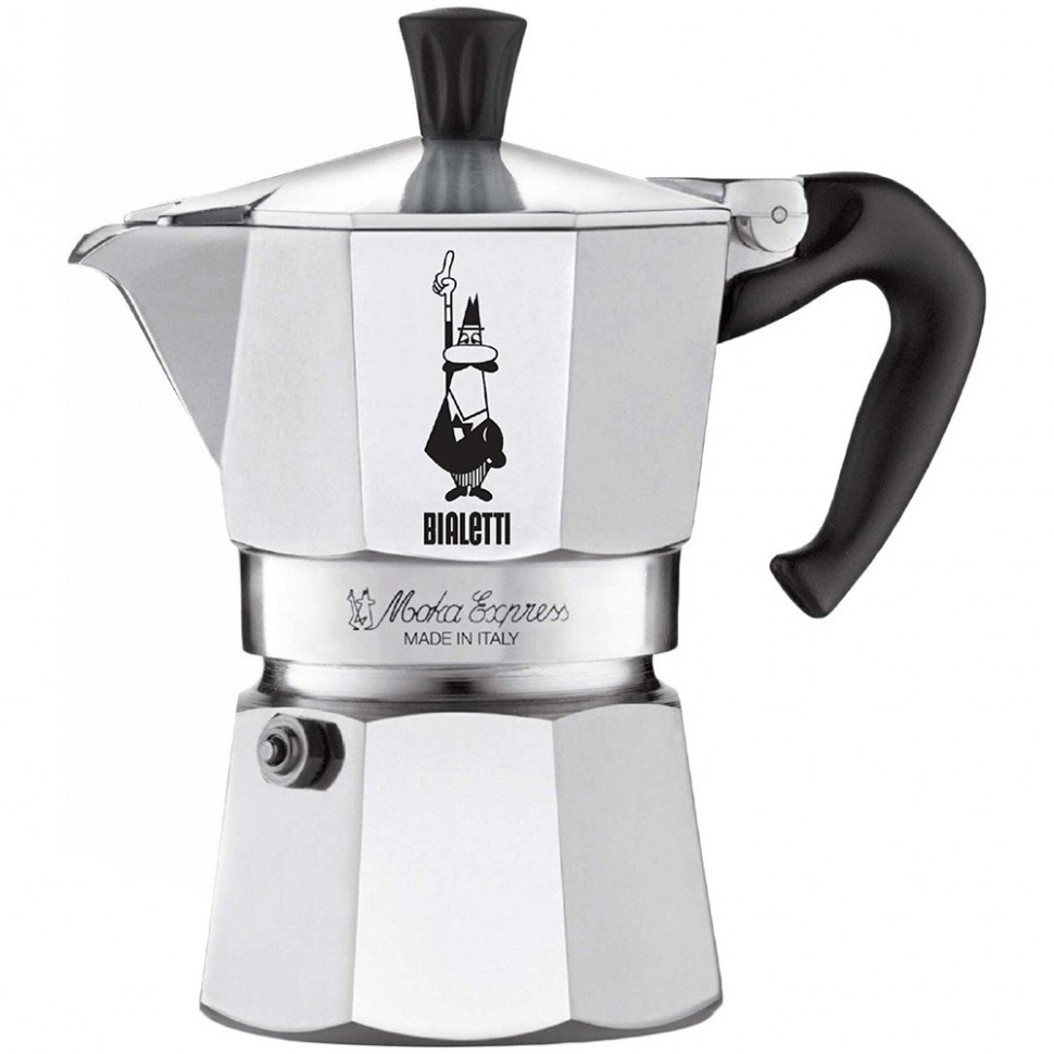 Гейзерная кофеварка Bialetti Moka Express, кофе Perfetto Classico Гейзерная кофеварка Bialetti Moka Express, кофе Perfetto Classico