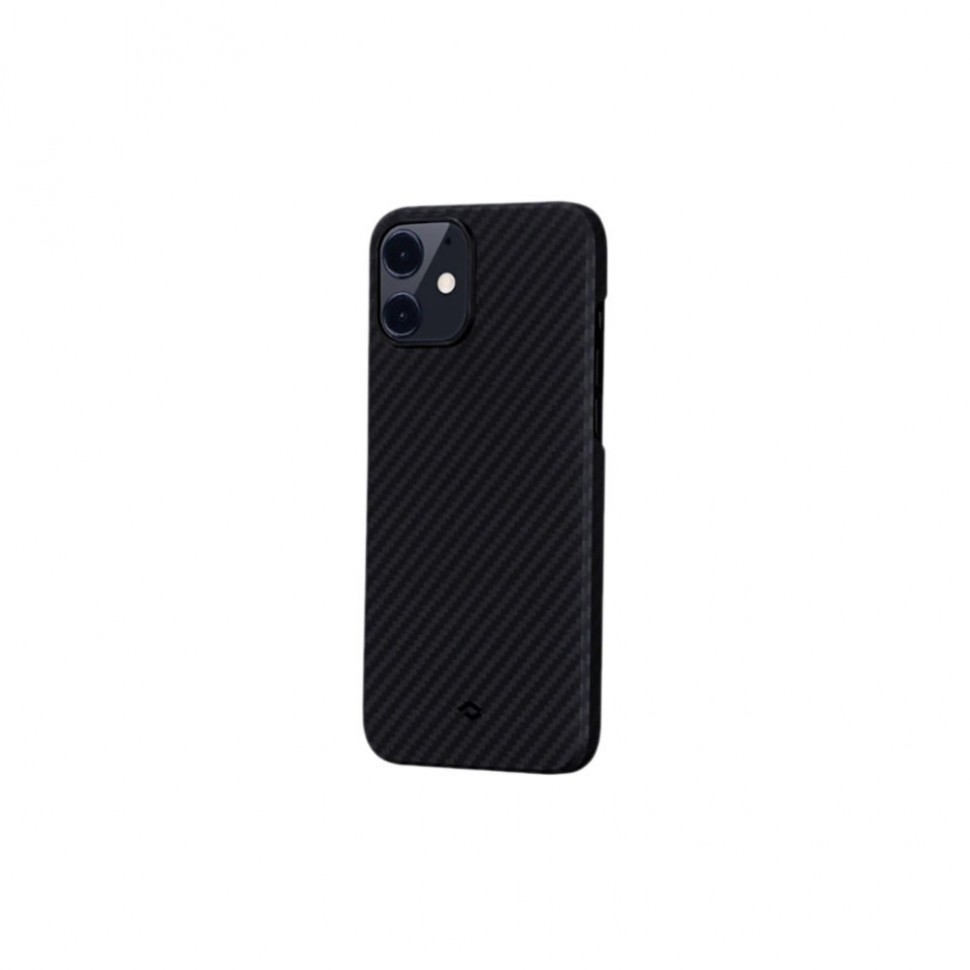 Чехол для смартфона Pitaka MagEZ KI1201 для Apple iPhone 12 Mini, чёрно-серый Чехол для смартфона Pitaka MagEZ KI1201 для Apple iPhone 12 Mini, чёрно-серый