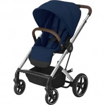 Детская коляска Cybex Balios S Lux BLK Navy Blue с дождевиком