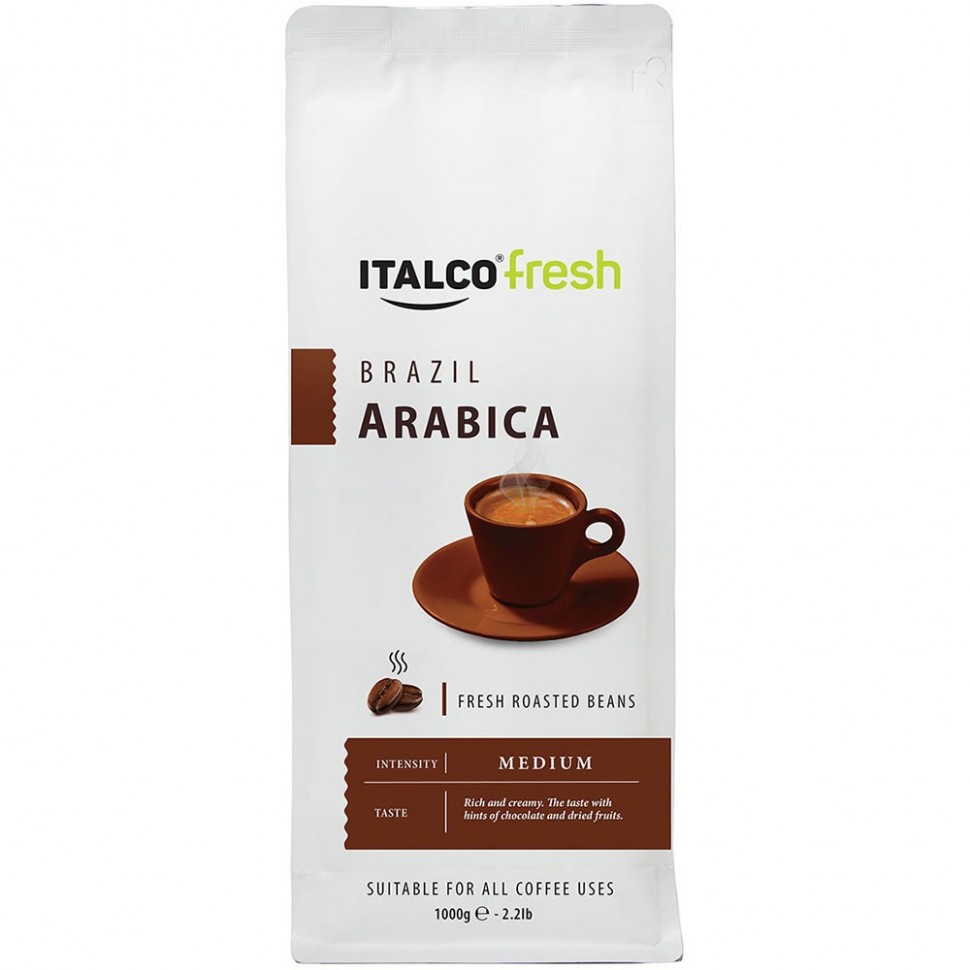 Кофе в зернах Italco Arabica Brazil Кофе в зернах Italco Arabica Brazil