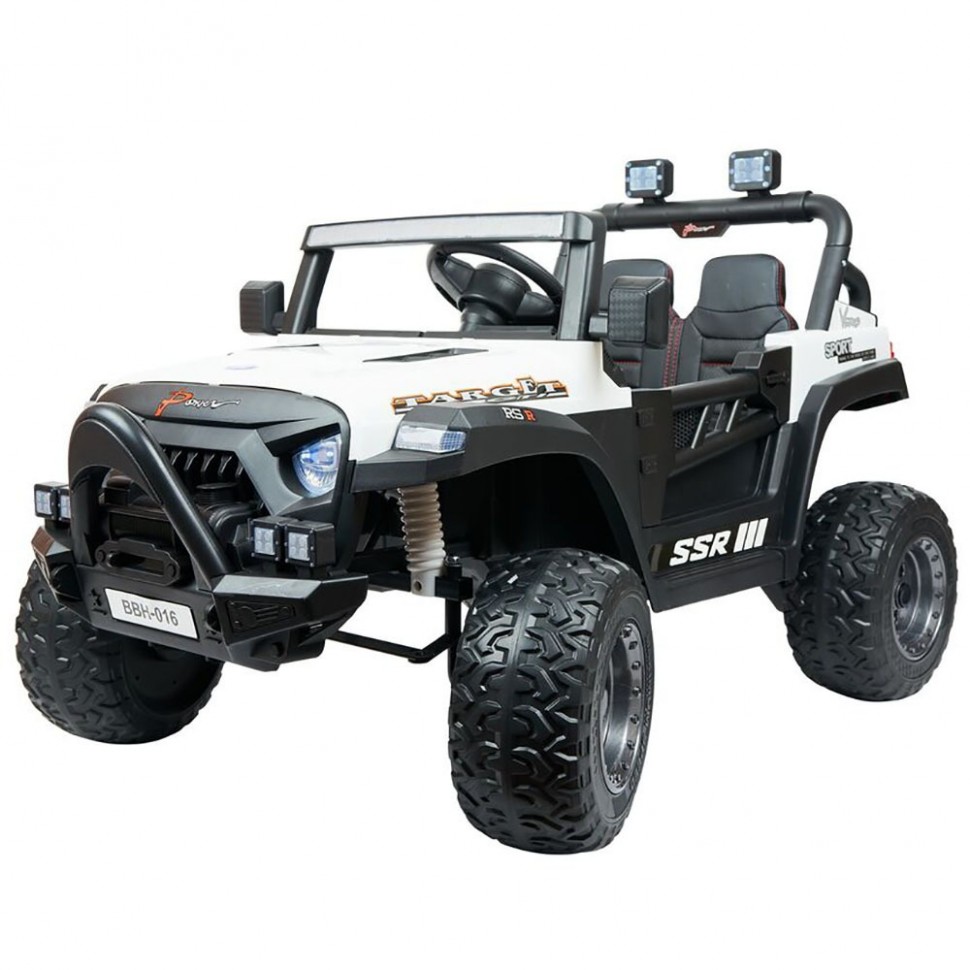 Детский электромобиль Toyland Багги 12V7A 2х550 BBH 016 белый Детский электромобиль Toyland Багги 12V7A 2х550 BBH 016 белый