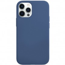 Чехол для смартфона VLP Silicone Сase для iPhone 12 Pro Max, тёмно-синий