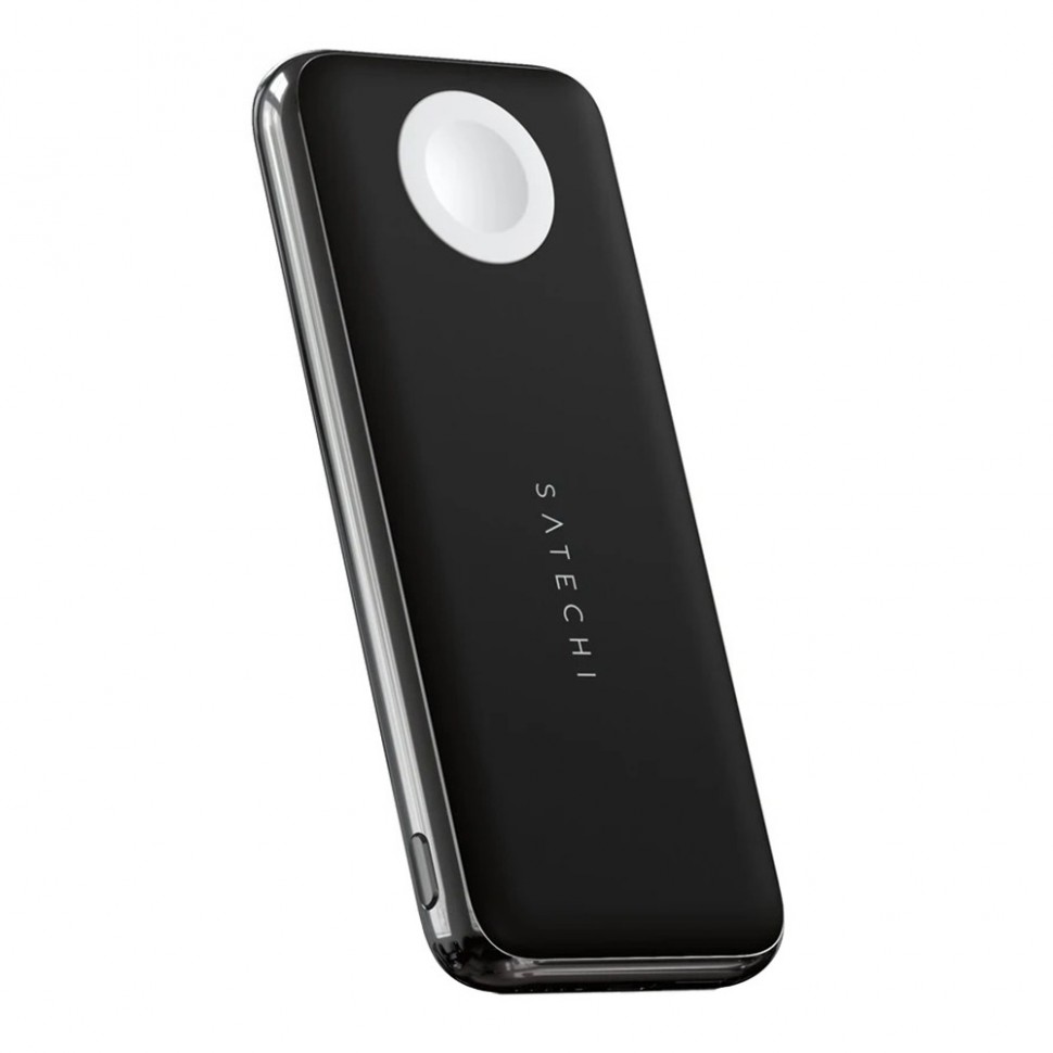 Внешний аккумулятор Satechi Quatro Wireless 10000 мАч, чёрный Внешний аккумулятор Satechi Quatro Wireless 10000 мАч, чёрный
