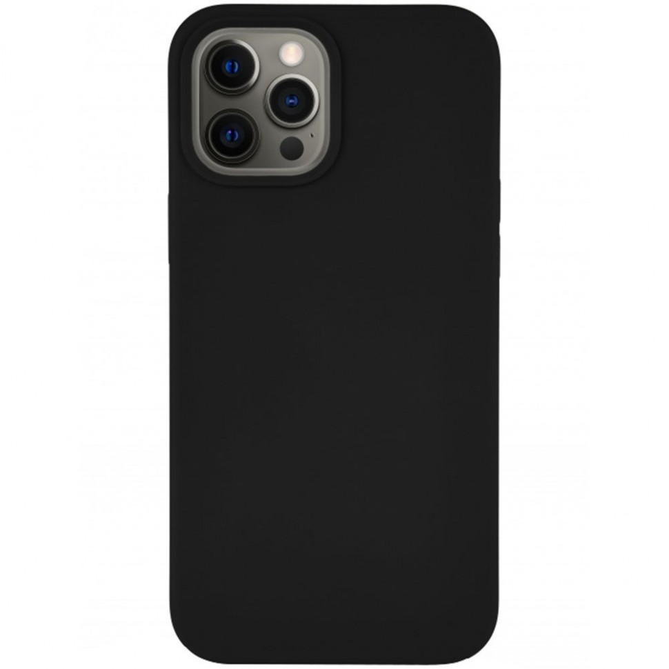Чехол для смартфона VLP Silicone Сase для iPhone 12 Pro Max, чёрный Чехол для смартфона VLP Silicone Сase для iPhone 12 Pro Max, чёрный