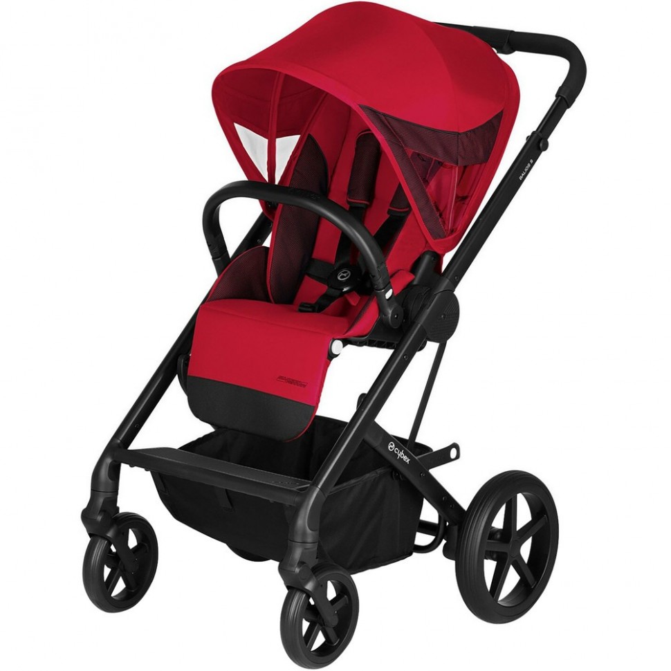 Детская коляска Cybex Balios S Lux FE Ferrari Racing Red с дождевиком Детская коляска Cybex Balios S Lux FE Ferrari Racing Red с дождевиком