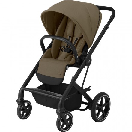 Детская коляска Cybex Balios S Lux BLK Classic Beige с дождевиком