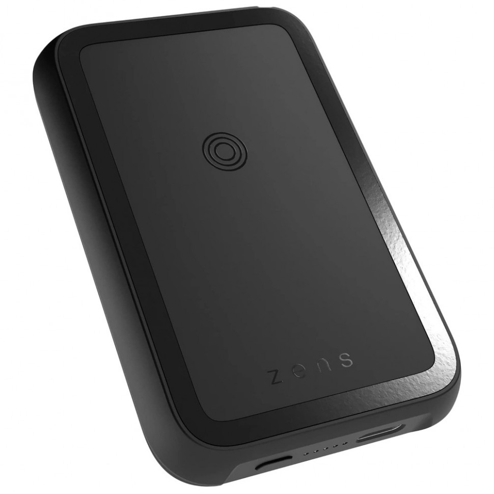 Внешний аккумулятор Zens Magnetic Wireless 4000 мАч (ZEPP02M/00), чёрный Внешний аккумулятор Zens Magnetic Wireless 4000 мАч (ZEPP02M/00), чёрный