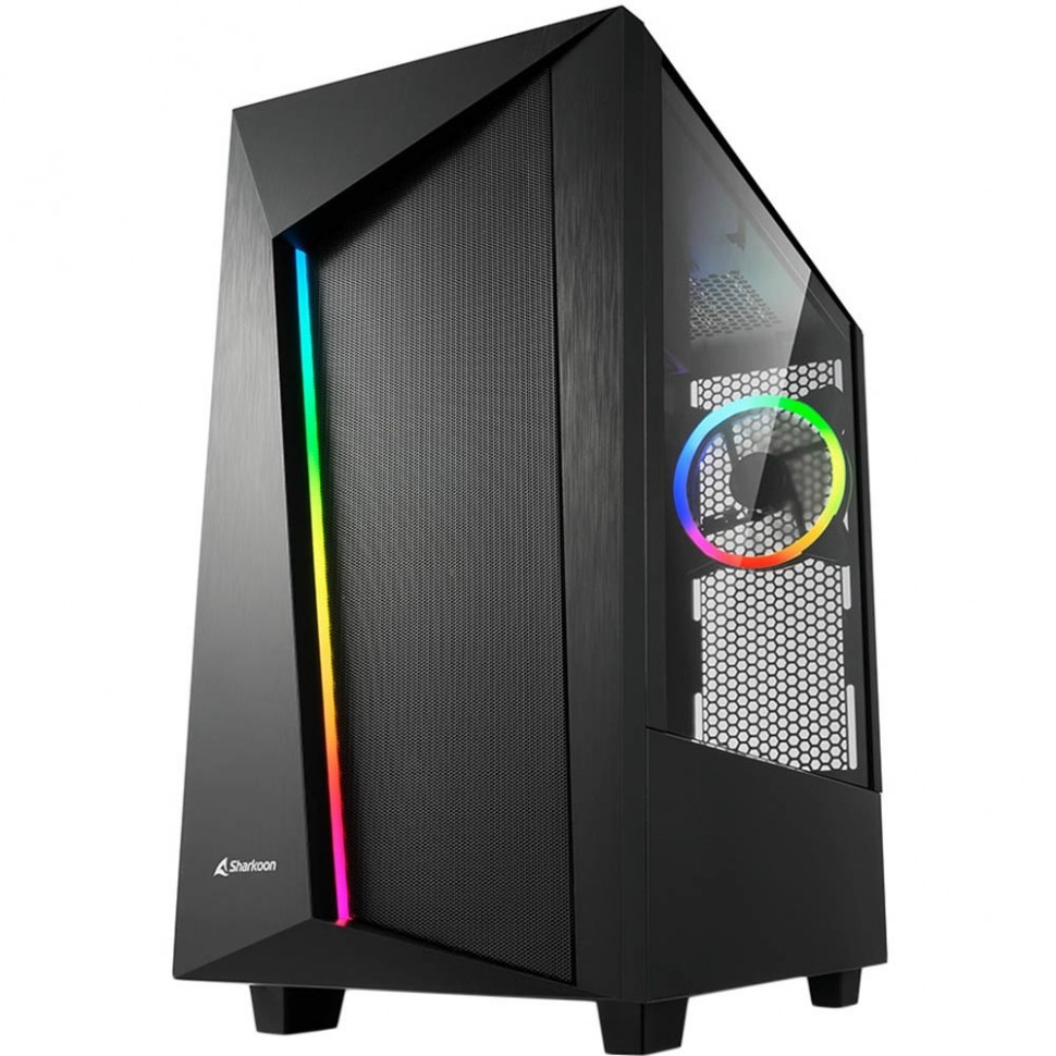 Корпус Sharkoon REV100 RGB чёрный Корпус Sharkoon REV100 RGB чёрный