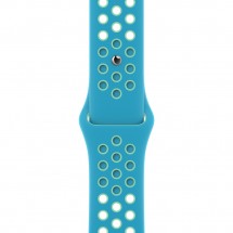 Ремешок для умных часов Apple Watch Nike 40 мм, лазурь/нежно-зелёный (MJ6H3ZM/A)