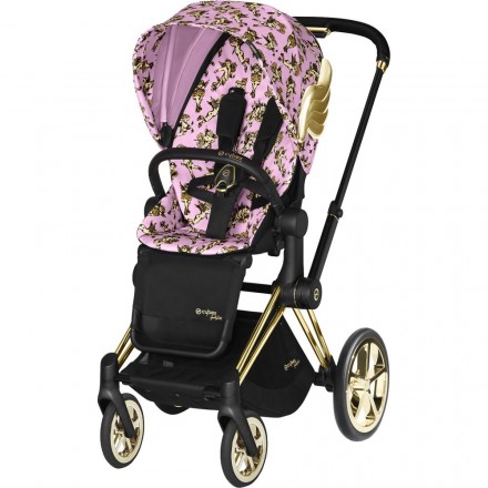 Детская коляска Cybex PRIAM FE JS Cherubs Pink