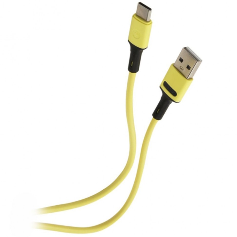 Кабель Usams US-SJ436 U52 USB - USB Type-C, 1 м, жёлтый Кабель Usams US-SJ436 U52 USB - USB Type-C, 1 м, жёлтый