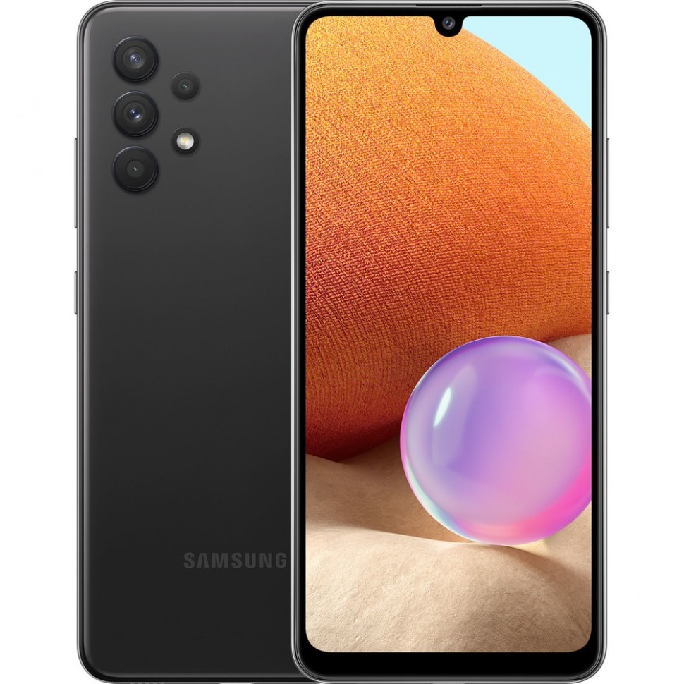 Смартфон Samsung Galaxy A32 128 ГБ чёрный Смартфон Samsung Galaxy A32 128 ГБ чёрный